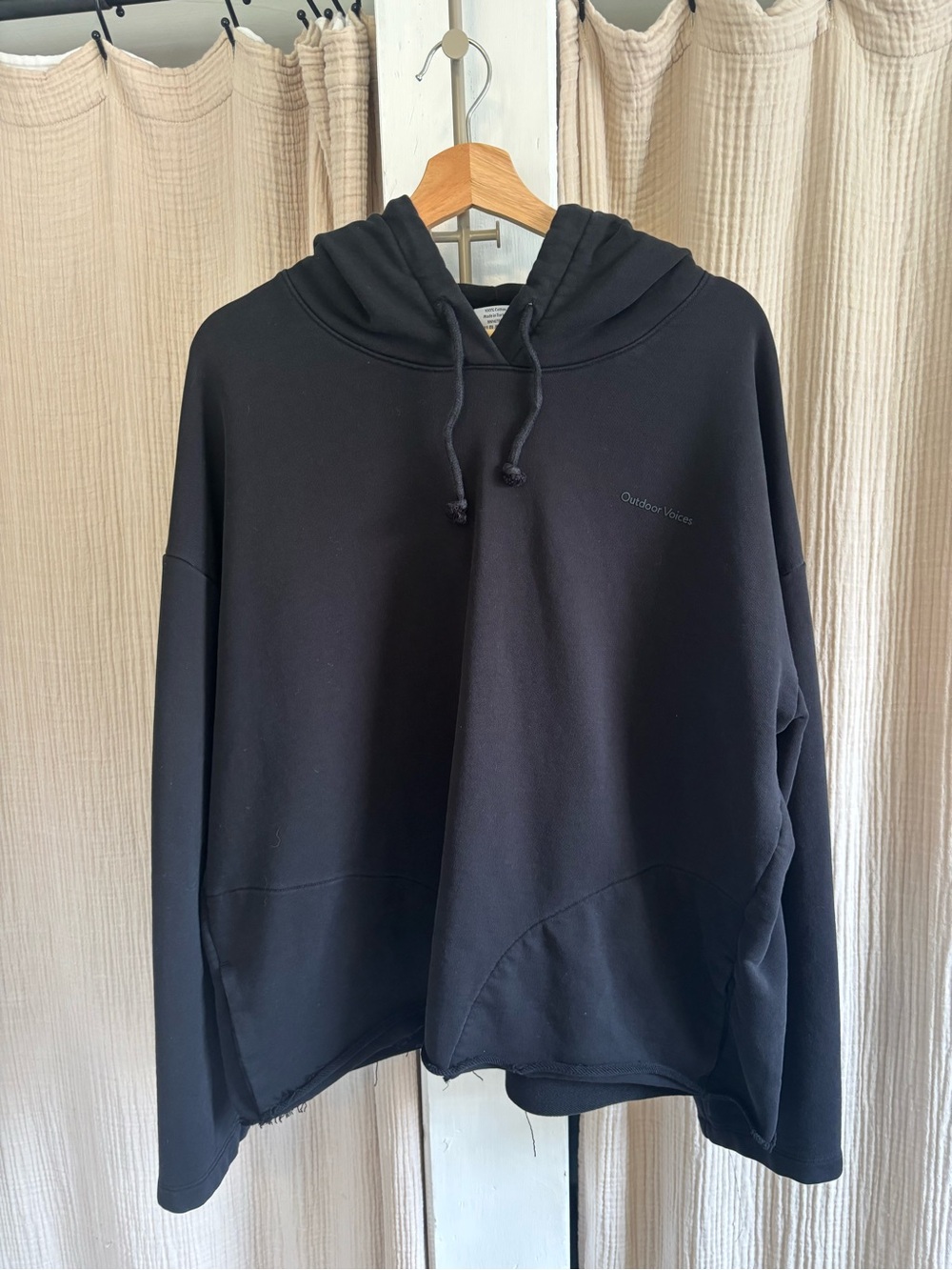 Outdoor Voices 100% Cotton Hoodie- L/XL
